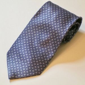 MEN'S TIE IN GREY SQUARE PRINT BY KENNETH COLE